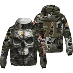 customized arizona state sun devils skull camo camouflage windbreaker jacket best selling