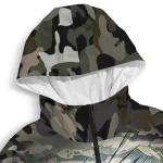 customized arizona state sun devils skull camo camouflage windbreaker jacket best selling