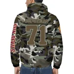 customized arizona state sun devils skull camo camouflage windbreaker jacket best selling