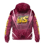 customized arizona state sun devils us rock star maroon windbreaker jacket best selling