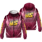 customized arizona state sun devils us rock star maroon windbreaker jacket best selling