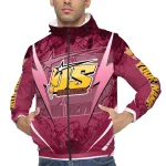 customized arizona state sun devils us rock star maroon windbreaker jacket best selling