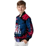 customized arizona wildcats burst splatter red bomber jacket best selling