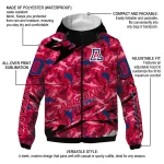 customized arizona wildcats shark art red windbreaker jacket best selling