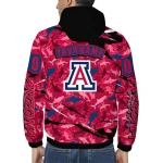 customized arizona wildcats shark art red windbreaker jacket best selling