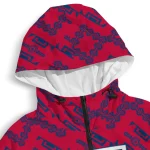 customized arizona wildcats trellis mesh red windbreaker jacket best selling