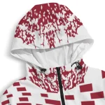 customized arkansas razorbacks brick motion red black windbreaker jacket best selling