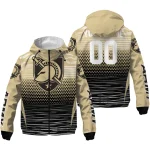 customized army black knights pattern layers gold windbreaker jacket best selling