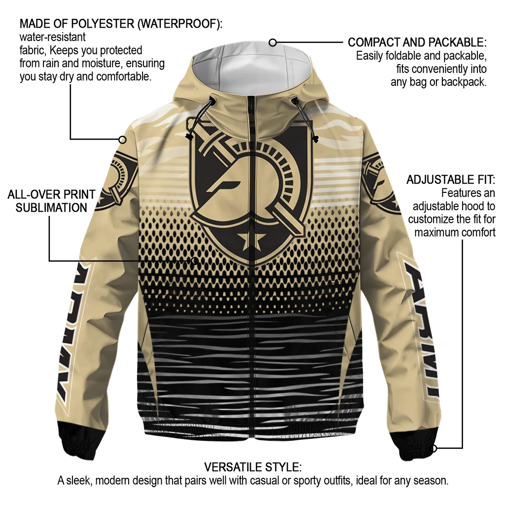 customized army black knights pattern layers gold windbreaker jacket new arrival customized army black knights pattern layers gold windbreaker jacket new arrival