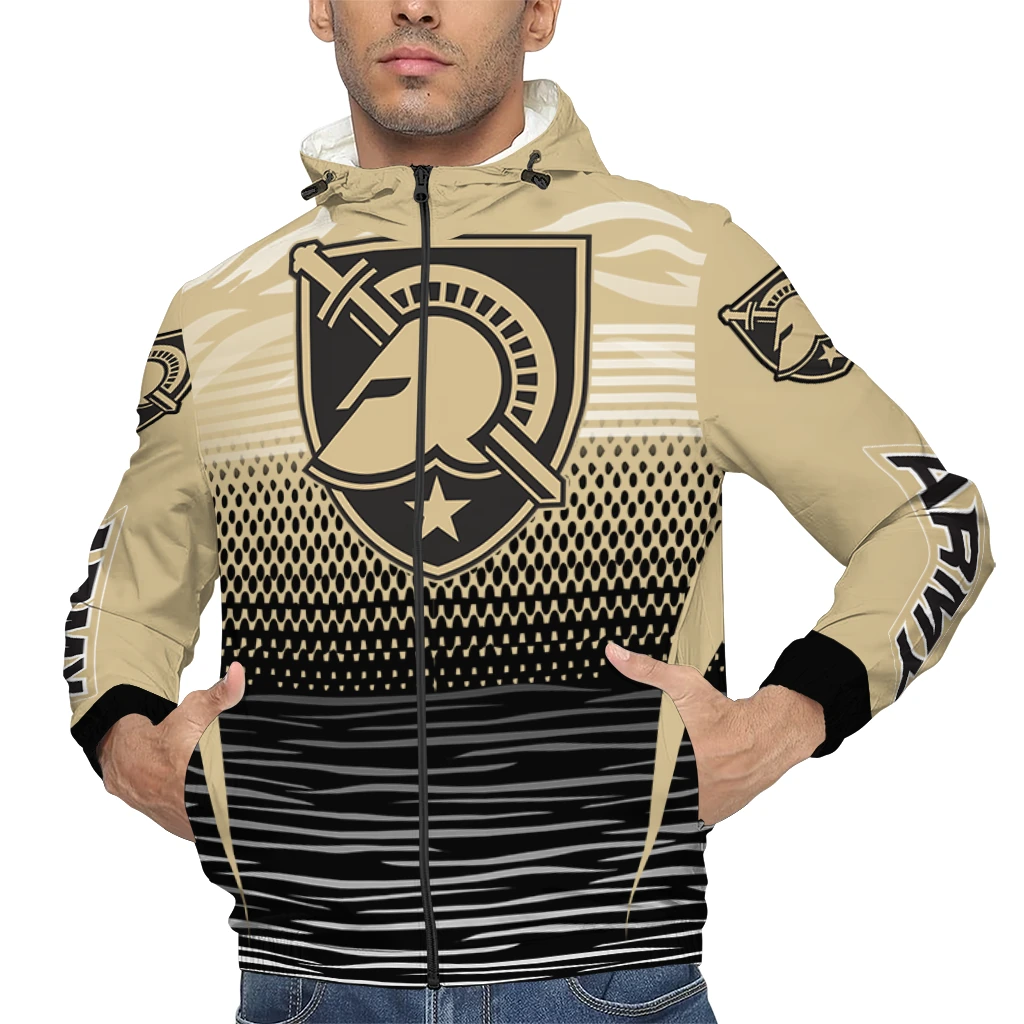 customized army black knights pattern layers gold windbreaker jacket top rated customized army black knights pattern layers gold windbreaker jacket top rated
