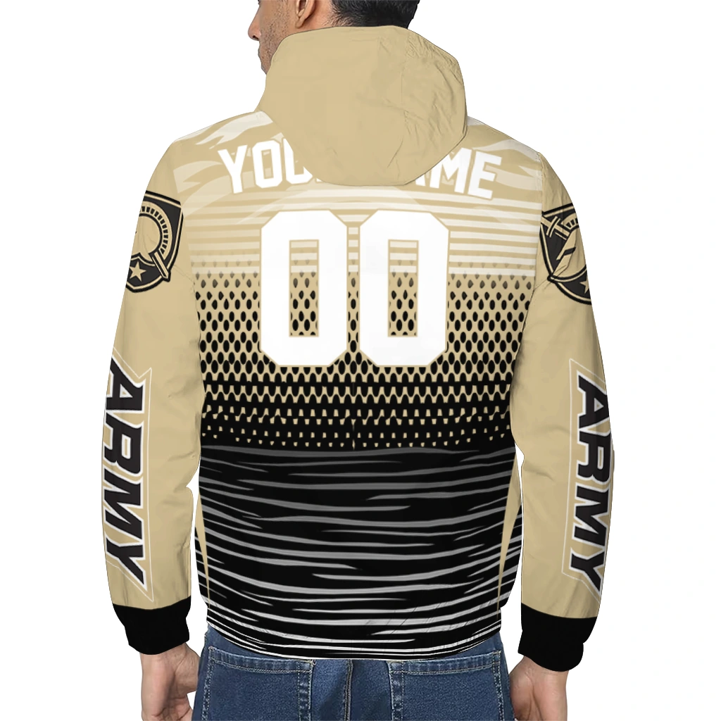customized army black knights pattern layers gold windbreaker jacket trendy customized army black knights pattern layers gold windbreaker jacket trendy