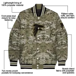 customized atlanta falcons camouflage abstract camouflage varsity jacket best selling