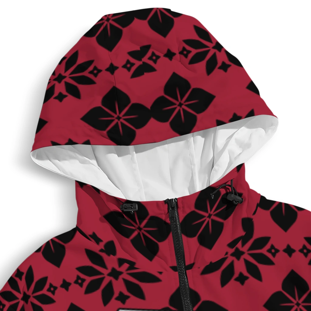 customized atlanta falcons geometric blossom red windbreaker jacket premium grade customized atlanta falcons geometric blossom red windbreaker jacket premium grade