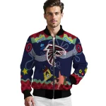 customized atlanta falcons spongebob playtime red blue bomber jacket best selling