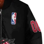 customized atlanta hawks claw edge black bomber jacket best selling