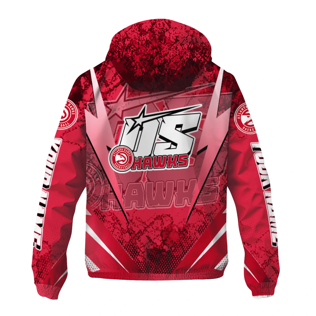 customized atlanta hawks us rock star red windbreaker jacket fashion forward customized atlanta hawks us rock star red windbreaker jacket fashion forward