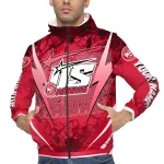 customized atlanta hawks us rock star red windbreaker jacket best selling