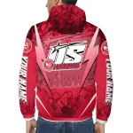 customized atlanta hawks us rock star red windbreaker jacket best selling
