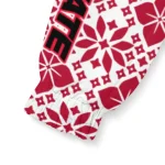 customized ball state cardinals geometric blossom red windbreaker jacket best selling