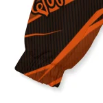 customized baltimore orioles abstract streaks orange windbreaker jacket best selling