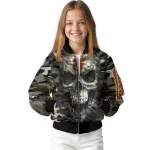 customized baltimore orioles camouflage skull camouflage bomber jacket best selling