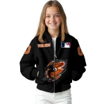 customized baltimore orioles claw fragment black bomber jacket best selling
