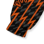 customized baltimore orioles lightning strike grid orange windbreaker jacket best selling