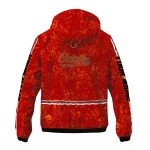 customized baltimore orioles shards cluster orange windbreaker jacket best selling