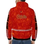 customized baltimore orioles shards cluster orange windbreaker jacket best selling