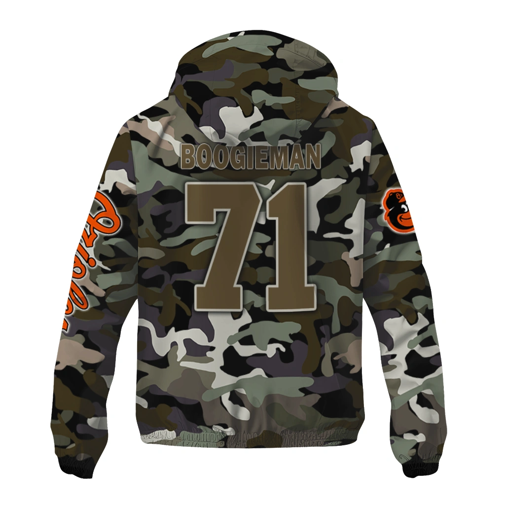 customized baltimore orioles skull camo camouflage windbreaker jacket fashion forward customized baltimore orioles skull camo camouflage windbreaker jacket fashion forward