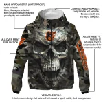 customized baltimore orioles skull camo camouflage windbreaker jacket best selling