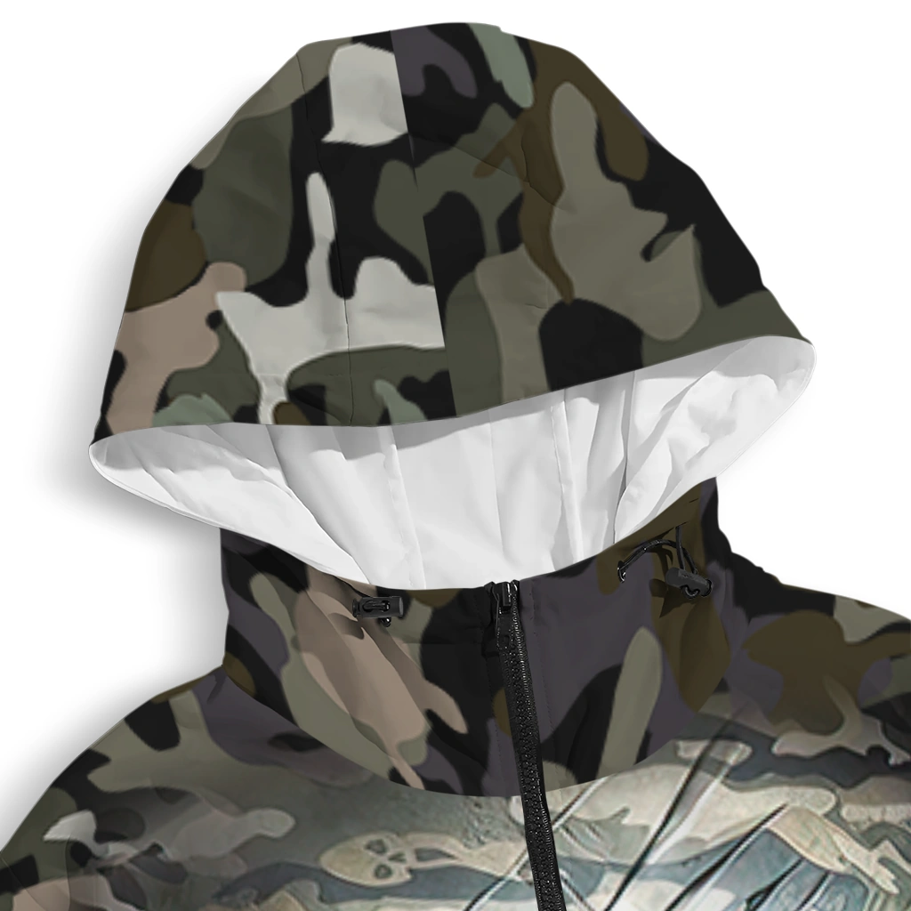 customized baltimore orioles skull camo camouflage windbreaker jacket premium grade customized baltimore orioles skull camo camouflage windbreaker jacket premium grade