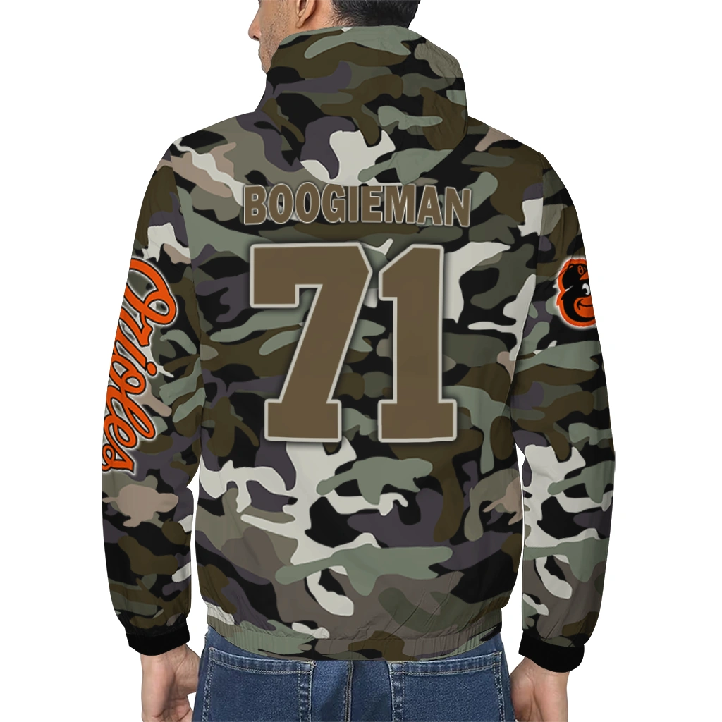 customized baltimore orioles skull camo camouflage windbreaker jacket trendy customized baltimore orioles skull camo camouflage windbreaker jacket trendy