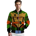 customized baltimore orioles turtle armor bomber jacket best selling