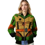 customized baltimore orioles turtle armor bomber jacket best selling