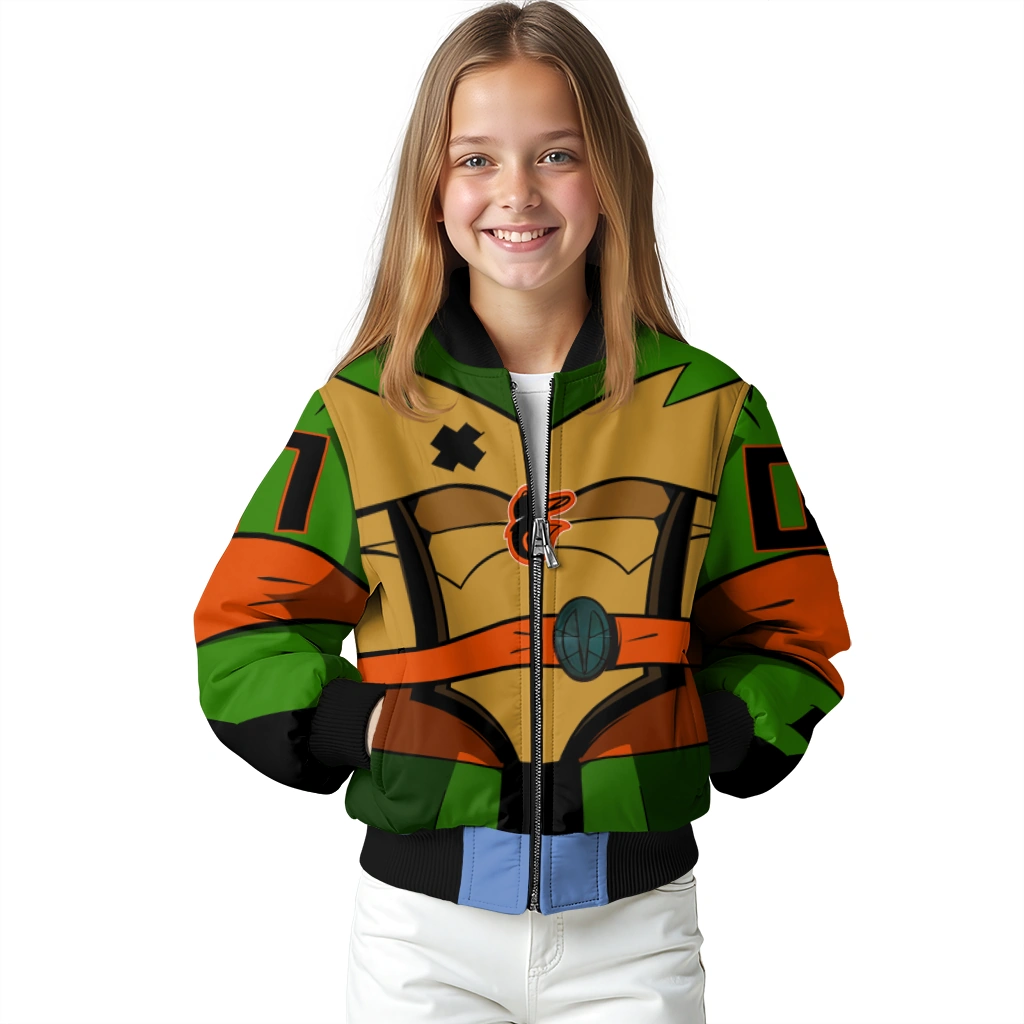 customized baltimore orioles turtle armor bomber jacket top rated customized baltimore orioles turtle armor bomber jacket top rated