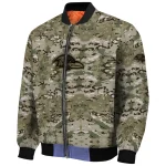 customized baltimore ravens camouflage abstract camouflage bomber jacket best selling
