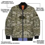 customized baltimore ravens camouflage abstract camouflage bomber jacket best selling