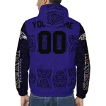 customized baltimore ravens cat eyes purple windbreaker jacket best selling
