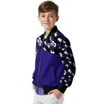 customized baltimore ravens freedom claw purple bomber jacket best selling