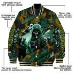 customized baylor bears skull horde green varsity jacket best selling