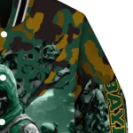 customized baylor bears skull horde green varsity jacket best selling