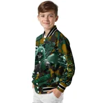 customized baylor bears skull horde green varsity jacket best selling