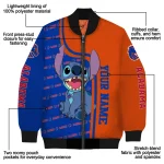 customized boise state broncos stitch laughing orange bomber jacket best selling