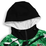 customized boston celtics shark art green windbreaker jacket best selling