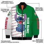 customized boston celtics stitch laughing green bomber jacket best selling