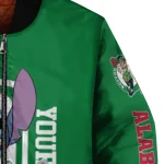 customized boston celtics stitch laughing green bomber jacket best selling