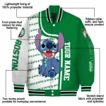 customized boston celtics stitch laughing green varsity jacket best selling