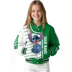 customized boston celtics stitch laughing green varsity jacket best selling