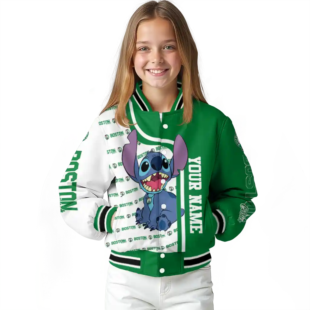 customized boston celtics stitch laughing green varsity jacket top rated customized boston celtics stitch laughing green varsity jacket top rated